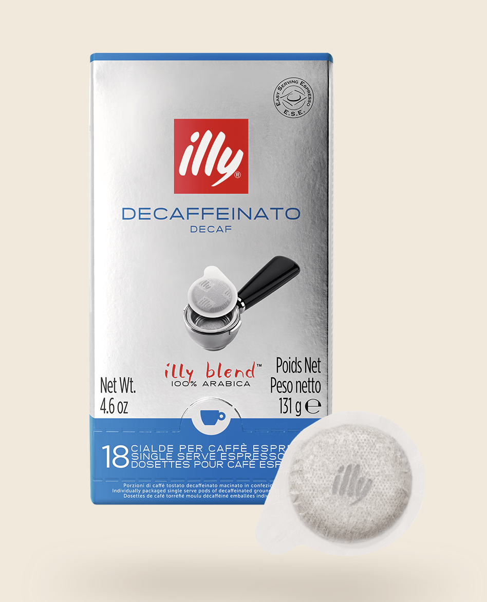 Illy ESE SS Pods Decaf 18 — Delizie Foods